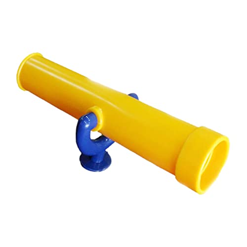 YWJLQH Kids Playground Monocular Telescope Pretend Play Science Toy Interactive Learning Yellow von YWJLQH