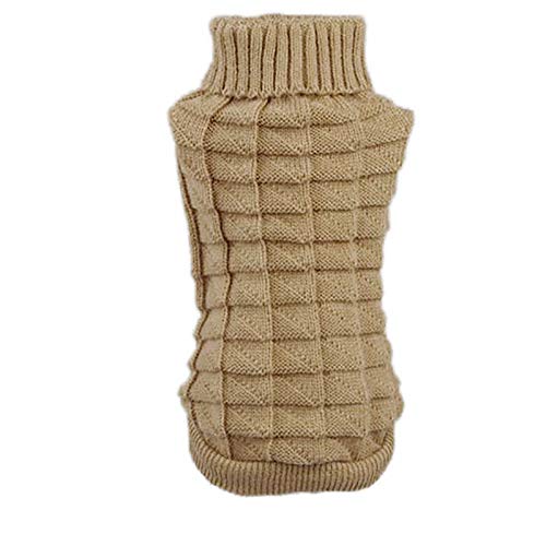 Dackel Pullover Hund Strickwaren Haustier Hund Winter Warmer Pullover Welpen Blumen Kleidung Wollkleidung Haustierkleidung (KI-6, S) von YWJewly