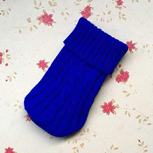 Hundekleidung Kleine Hunde Mantel für Haustiere, Katzen, Welpen für kleine Pullover, Hundekleidung, Winterjacke, Hundekleidung (B-Dark Blue, XL) von YWJewly