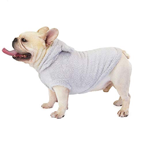 Hundepullover Weihnachten Chihuahua Heiße Mode-Haustier-Hundetuch-Hundewinter-Stoff-Haustier-Weste Neu (3-Grey, S) von YWJewly