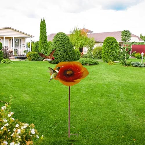 Imkereibedarf ZubehöR Feeder Bewässerung Station Blume Waterer Cup für Vogel Schmetterling Garten Hof Outdoor Dekorationen Imkereibedarf Fechten Schleier (Brown, One Size) von YWJewly