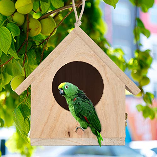 Insektenfalle Klebers Box Bird Bird Bird House House Box Bird DOX Large House Box aus Holz Kunsthandwerk & Nähen Outdoor Fliegenfalle (Khaki, One Size) von YWJewly