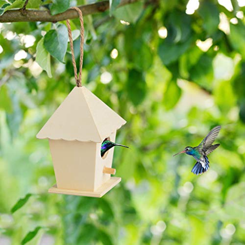 Insektenfalle Lebend Box Bird Box Box DOX House Großer aus Holz Kunsthandwerk & Nähen Mückenlicht Camping (Khaki, One Size) von YWJewly