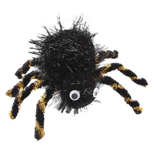 YWJewly Accessoires Halloween Buntes Multifunktionsspielzeug für Katzen Funktionsspielzeug aus weichem Stahldraht Spielzeug für Jungen Mädchen (Black-8, 13x11x7cm) von YWJewly