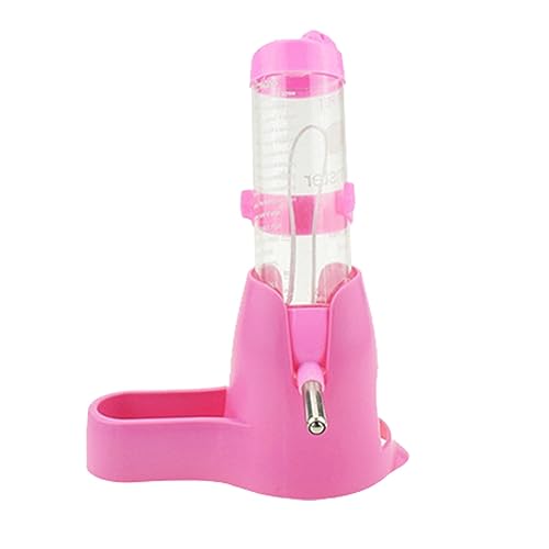 Haustier-Trinkflasche mit Futter zum Aufhängen, Wasserflaschen, automatischer Spender für Hamster, kleine Tiere, Frettchen, Kaninchen, kleine Tiere (1 Set) Trockenfutter Spender Katzen (A, One Size) von YWSTYllelty