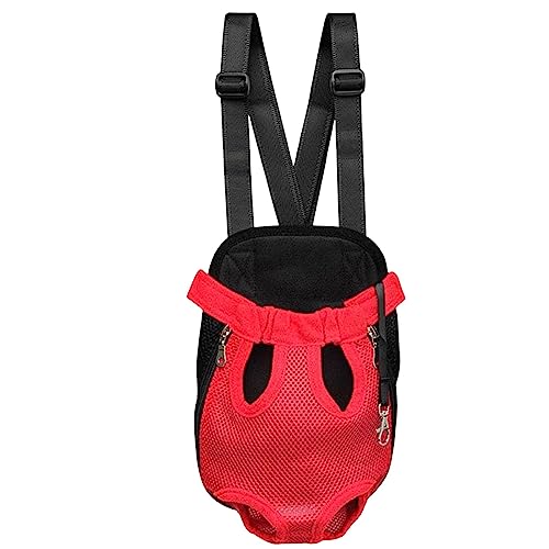 YWSTYllelty Haustier Hund Rucksack Katze Hund Rucksack Haustier Ausflug Rucksack Hund Brust Tasche Haustier Atmungsaktive Rucksack Barf Zubehör (B, M) von YWSTYllelty