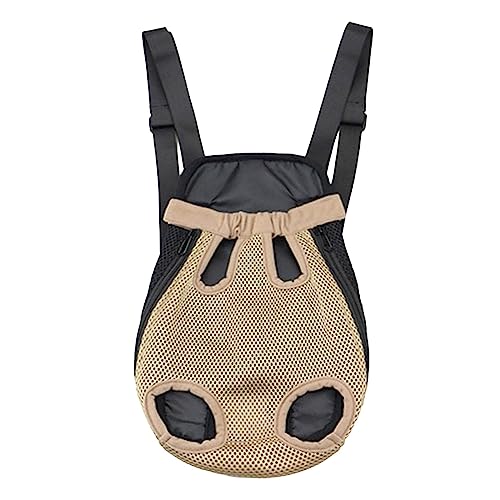 YWSTYllelty Haustier Hund Rucksack Katze Hund Rucksack Haustier Ausflug Rucksack Hund Brust Tasche Haustier Atmungsaktive Rucksack Barf Zubehör (D, M) von YWSTYllelty