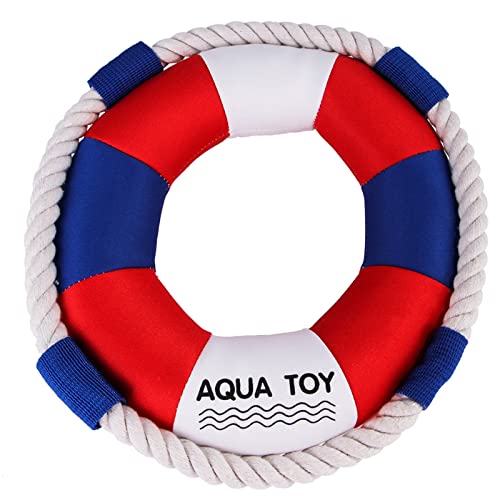 YWSTYllelty Hundespielzeug Burger Pet Sounding Toy Bissfestes Baumwollseil Goldens Hunde-Schwimmring-Spielzeug Ball Für Hunde Unzerstörbar (A-3, One Size) von YWSTYllelty