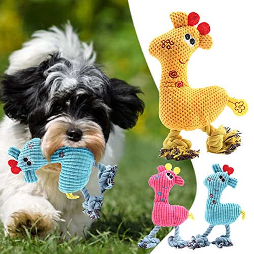 YWSTYllelty Hundespielzeug Quietschend Plüsch mit Crinkle Papier,Kauspielzeug für Hund Kauspielzeug für Aggressives Kauen Plüschhundespielzeug Quietschendes Hundespielzeug von YWSTYllelty
