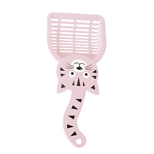 YWSTYllelty Katze Haustier Schaufel Toilette Farbe Süßigkeiten Kunststoff Sand Katzenschaufel Haustier Andere Katzenstreu Mit Deckel (Pink, One Size) von YWSTYllelty