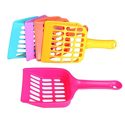 YWSTYllelty Out Plastikschaufel Hohle Welpenstreulöffel Lebensmittelabfälle Sand Pet Scoop Cat Dog Pet Others Katzentoilette Für Die Katzentoilette (c1, One Size) von YWSTYllelty