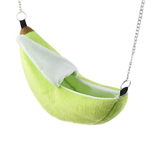 YWSTYllelty Tiere Hamster Hanging Cotton Schlaf für Bed Kaninchen Frettchen Small Pet Bed/Hamster Zubehör Shop (Green, One Size) von YWSTYllelty