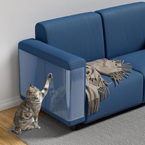 Kratzfolie Katzen Selbstklebend (3m x 20cm) - Extrem starker Halt - für Katzenfür Möbel Couch Tür Wand Kratzabwehr von YY-JUNYING