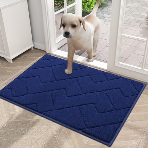 YYAZXSIQ Hunde-Fußmatte für schlammige Pfoten, 76,2 x 50,8 cm, absorbiert Feuchtigkeit und Schmutz, rutschfeste, waschbare Matte, schnell trocknende Mikrofaser, Schmutzmatte für Hunde, Eingangsmatte von YYAZXSIQ