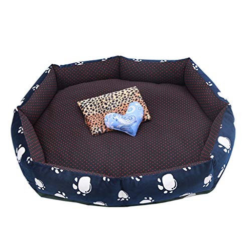 YYDS Haustier Nest Abnehmbar und waschbar Große Kennel for Four Seasons Universal-Large Kennel Hundebett Hundematte Haustier-Betten (Color : B, Größe : Within 66lb) von YYDS