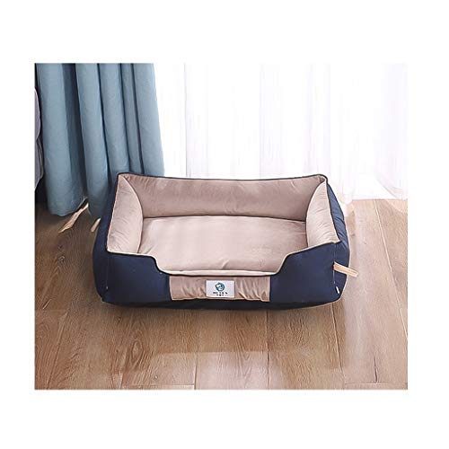 YYDS Haustier Nest Kennel Winter warm Four Seasons Universal-herausnehmbar und waschbar Kleiner Hund Teddy Hund Mat Cat Litter Pet Supplies Haustier-Betten (Color : Khaki, Größe : Within 17.5lb) von YYDS