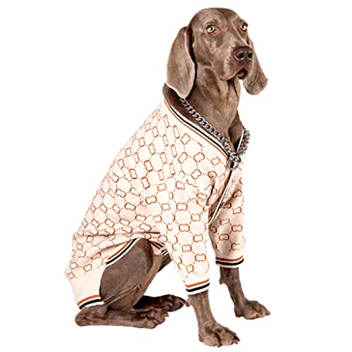 YYDS Haustierkleidung Hundekleidung Offener Knopf Warme Pullover Haustierkleidung Herbst und Winter Kleidung Große Hunde Labrador Golden Retriever Kostüme (Farbe: A, Größe: 10) von YYDS