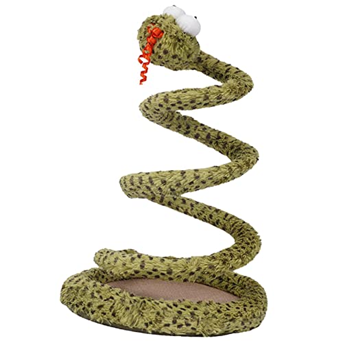 YYID Langes weiches Plüsch-Katzenspielzeug,Katzenspielzeug in Schlangenform - Long Tail Snake Interaktives Spielzeug, Zubehör für Indoor-Katzen, Geschenk für Katzenliebhaber von YYID