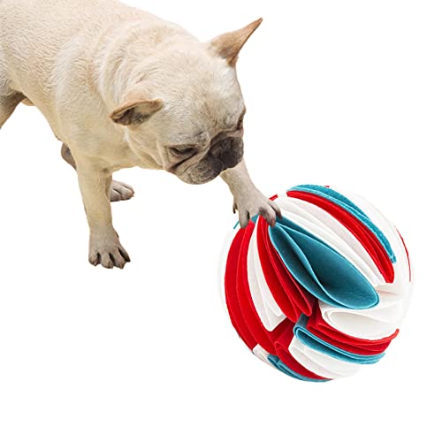 YYID Schnüffelball - Hundespielball gegen Langeweile | Schnüffelmatte Interaktives Hundespielzeug Ball Dog Brain Mental Stimulierendes Puzzlespielzeug für Hunde von YYID