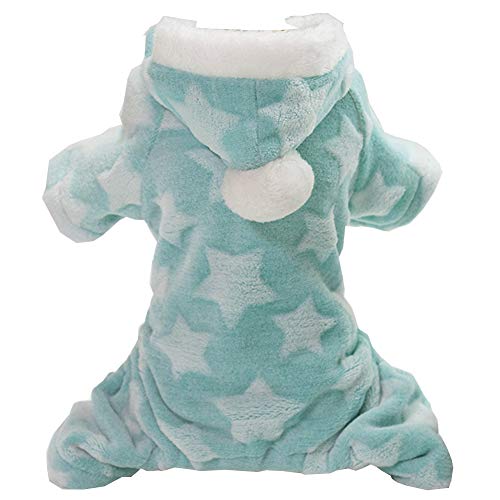 YZBear Haustier Hund Bekleidung Jumpsuit Warm Winter Hundemantel Kostüm von YZBear