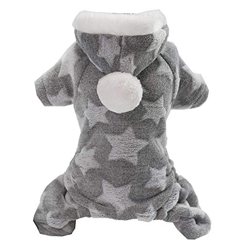 YZBear Haustier Hund Bekleidung Jumpsuit Warm Winter Hundemantel Kostüm von YZBear