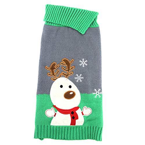 YZBear Weihnachten Hundepullover Hundemantel Hundejacke Hundebekleidung für Kleine Mittlere Hunde von YZBear