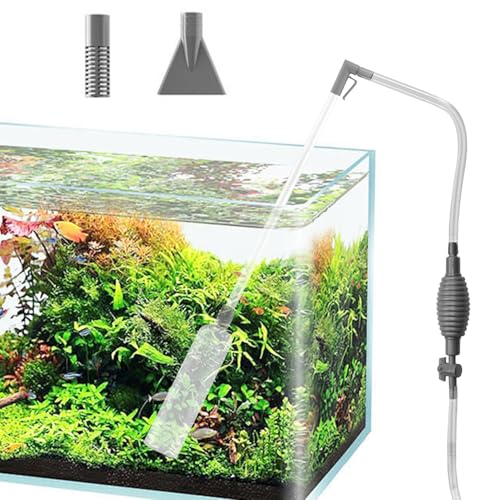 Aquarium Wasserwechsler, 170CM Aquarium-Reinigung, Staubsauger-Set für Aquarien mit Siphon, Kiesreiniger für Aquarien, Sandreinigung von Yaasier