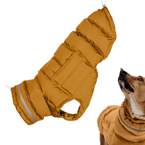 Yabauuop Hundemäntel für den Winter,Hundewinterjacke - Hundejacken für große Hunde | Winddichte Haustierbekleidung, Kleidung für kaltes Wetter, Dickes Hunde-Winterzubehör für Hunde, Winter, Regen, von Yabauuop