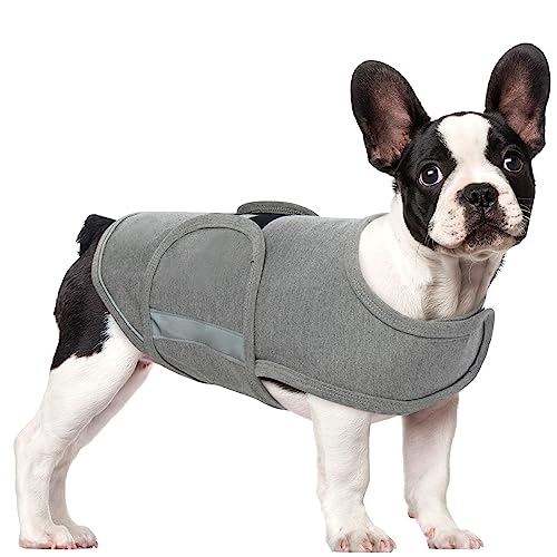 Yagamii Hunde-Anxiety-Weste, weiche Hundeberuhigungsweste, verstellbare Hundeangstlinderung, Mantel Wraps für Hunde, Haustier-Anti-Angst-Shirt für Feuerwerk, Reisetrennungsweste für kleine, von Yagamii