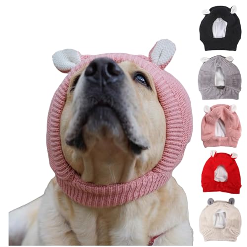 Winter Soft Warm Rabbit Ear Design Puppy Caps, Beanie Dog Hat, Fashion Soft Winter Warm Rabbit Ear Design Puppy Caps, for Large Dogs and Cats.(Pink,L) von Yagerod