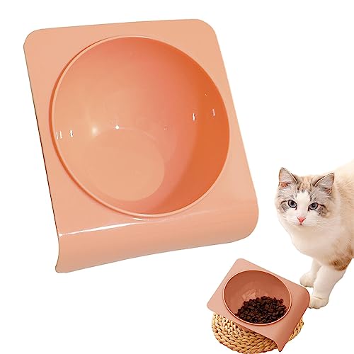 Yajexun Schräge Schalen für Katzen – Schüssel für Haustiere, 15 Grad geneigt, schräge Schalen für Futter oder Wasser für Katzen von Yajexun