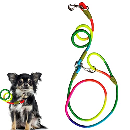 Yajimsa Reflektierende Fäden Hundeleine | Führleine für Hunde für das tägliche Gehen und Training | Längenverstellbarer Riemen für Hunde, Katzen, Haustiere, Seile von Yajimsa