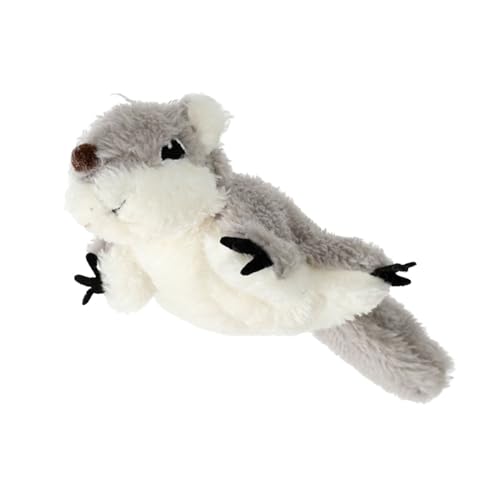 Yamaler Elektrisches Katzenspielzeug Vogel, Interaktives Flapping Bird Cat Toy mit Bewegungssensor, USB-Aufladung (C - fliegendes Eichhörnchen) von Yamaler