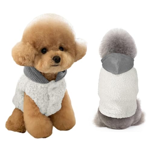 Yanmucy Hundepullover für kleine Hunde, Größe XL, Beige von Yanmucy