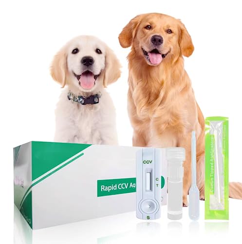 Yanzeo 10 Test Canine CCV Schnelltest-Kit für Hunde, Tier-Testkit für den Nachweis von KOT und Rektum bei Hunden von Yanzeo