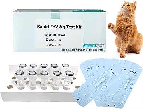 Yanzeo 10Pack FHV-Testkit Katzenstaupe-Erkennungskarte Cat Home Health Detection Test Tool von Yanzeo