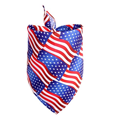 American Flag Dog Bandanas süße amerikanische Flagge Labor Day Hunde Bandana 4. Juli Haustier Bandana Independence Day Bandana für Hunde Katzen und Kitten American Flag, 4. Juli Hundekragen Bogen von Yaoliucp