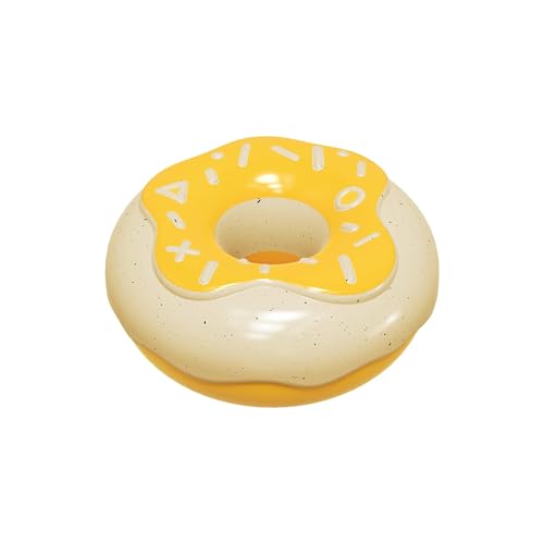 Yapetnck Donut-Kauspielzeug für Hunde, Donut-Spielzeug – langlebiges Zahnspielzeug für Welpen, Zahnreinigung, Zahnspielzeug für kleine bis mittelgroße Hunde und Haustiere von Yapetnck