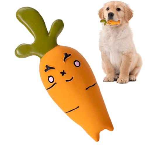 Yapetnck Kauspielzeug für Hunde aus Gemüse | Grüne Zwiebel Beißspielzeug - Gemüse Kauspielzeug Aubergine Hund Kauspielzeug Cartoon Niedlich Wiederverwendbar für Aggressive Kauer von Yapetnck
