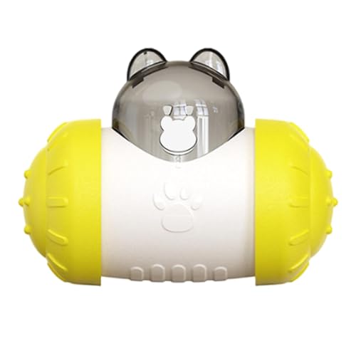 Yapetnck Leckerli-Spender-Spielzeug für Hunde | Interaktiver Tumbler Swing Futterspender Ball für Katzen, interaktiver Hundefutter-Puzzle-Futterball, auslaufendes Futterspielzeug für Welpen, von Yapetnck