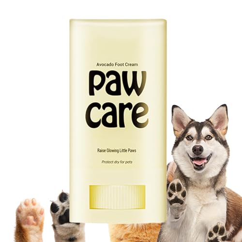 Yapetnck Paw Rescue Balsam – 15 g Avocado Hundepfotenwachs | Schnuller, Pad Balsam, Nase Ellenbogen Creme für heißen Gehweg, Lotion, Krallenpflege, natürlich, sanft, lecksicher für Hunde, Katzen, von Yapetnck