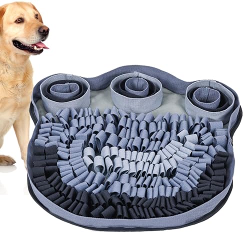 Yapetnck Schnüffelmatte für Hunde, 49 x 49 cm, weiche, unzerstörbare Welpenschnüffelmatte, lustiges interaktives Haustier-Futterunterlage, maschinenwaschbar, Hundeanreicherungsspielzeug für von Yapetnck