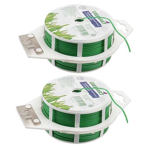 Yardenfun 100m Garten Draht Kabelrolle Mit Cutter Umweltfreundlicher Beschichteter Bindedraht Für Pflanzen Blumen Und Sträucher Farbe Zufällig von Yardenfun