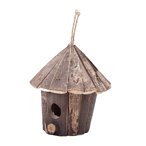 Yardenfun Hängendes Nest aus Holz Vogelhaus Vogelnest Haustier- für Zuhause Garten Dekoration 1 Stück von Yardenfun