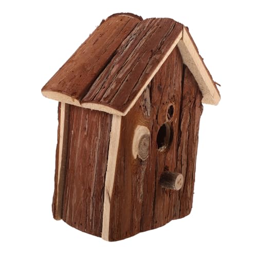 Yardenfun Kleines Holz Vogelhaus Bausatz Zum Bemalen Hängender Vogelnistkasten Für Den Garten Ideal Als Deko Und Für Die Vogelfütterung DIY Vogelhaus Für Kinder Und Erwachsene von Yardenfun