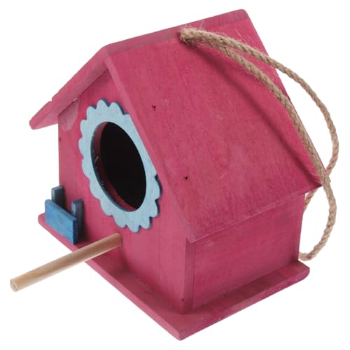 Yardenfun Vogelhaus Aus Holz Vogelnest Vogelhaus Aus Holz Vogelnest Aus Holz Hängendes Vogelhaus Vogelnest Aus Holz Hängendes Vogelhäuschen Dekoratives Vogelhäuschen Dekoratives von Yardenfun