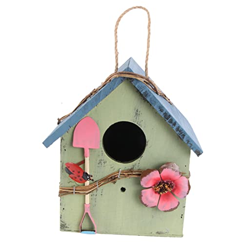 Yardenfun Vogelhaus Für Den Garten Niedliches Hängendes Vogelhaus Witterungsbeständig Und Langlebig Ideal Zur Dekoration Von Balkon Und Garten Für Wildvögel Geeignet von Yardenfun