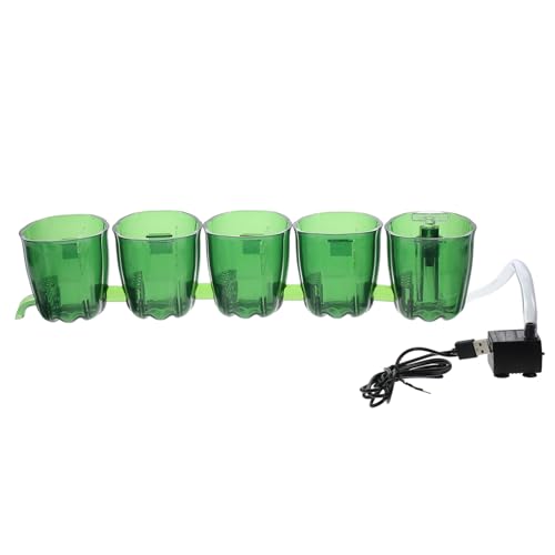 Yardwe 1 Satz Filterbox Für Aquarien Aquariumschwamm Aquariumpumpe Und Filter Dekorationen Für Aquarien Bodenfilter Für Aquarien Spender Tank Aquarienwasserpumpe Brunnen Plastik Green von Yardwe