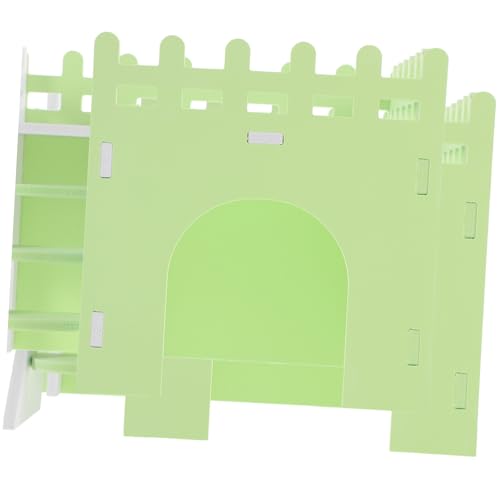 Yardwe 1 Satz Hamsterhaus Hamster hamsterspielzeug für Hamster Spielhaus für Hamster Käfige Verstecke empfindliches Hamsterversteck Hamster-Doppeldecker-Versteck PVC von Yardwe