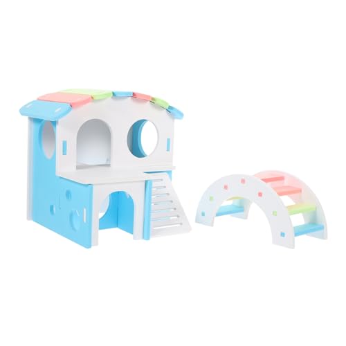 Yardwe 1 Satz Hamsterzimmer Hamster brücke Hamster Hamster zubehör Hamster Versteck Hamster Gehege Bagger Hamsterspielzeug für den Haushalt dekoratives Hamsterspielzeug hölzern von Yardwe